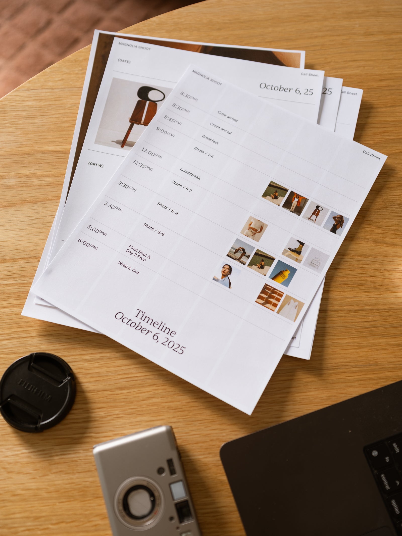 Photographer's Toolkit: The Call Sheet