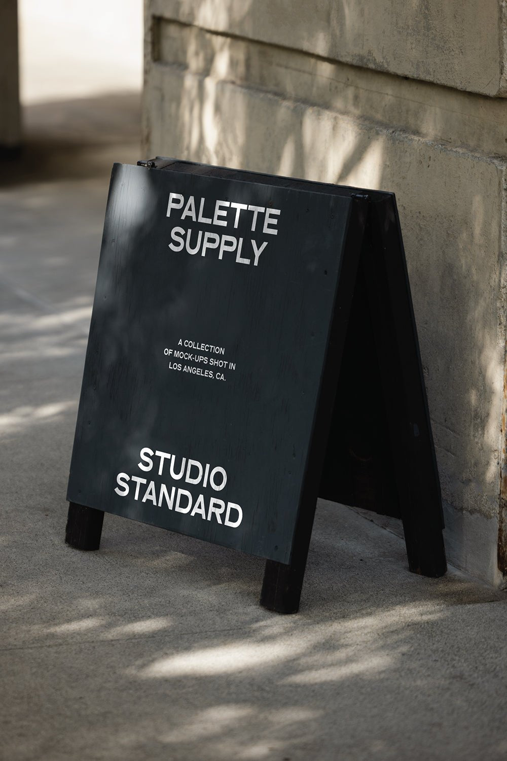 A - Frame Sign Mockup SS – PAL 023 - Palette Supply