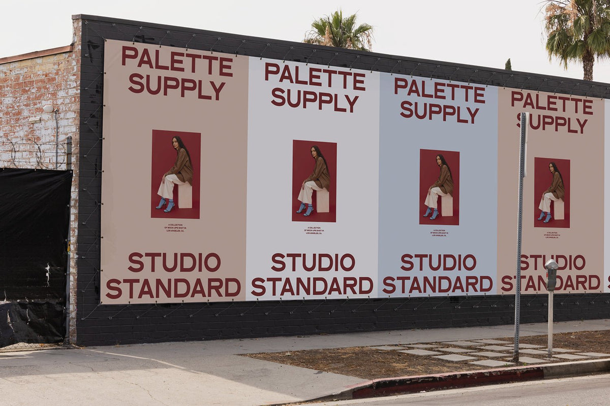 Billboard Wall Mockup SS – PAL 040 - Palette Supply