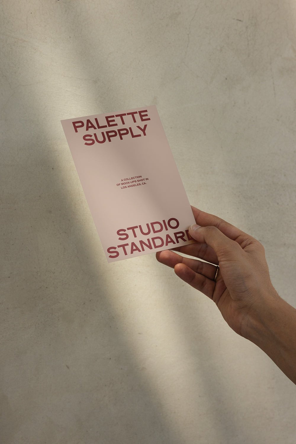 Postcard Mockup SS – PAL 049 - Palette Supply