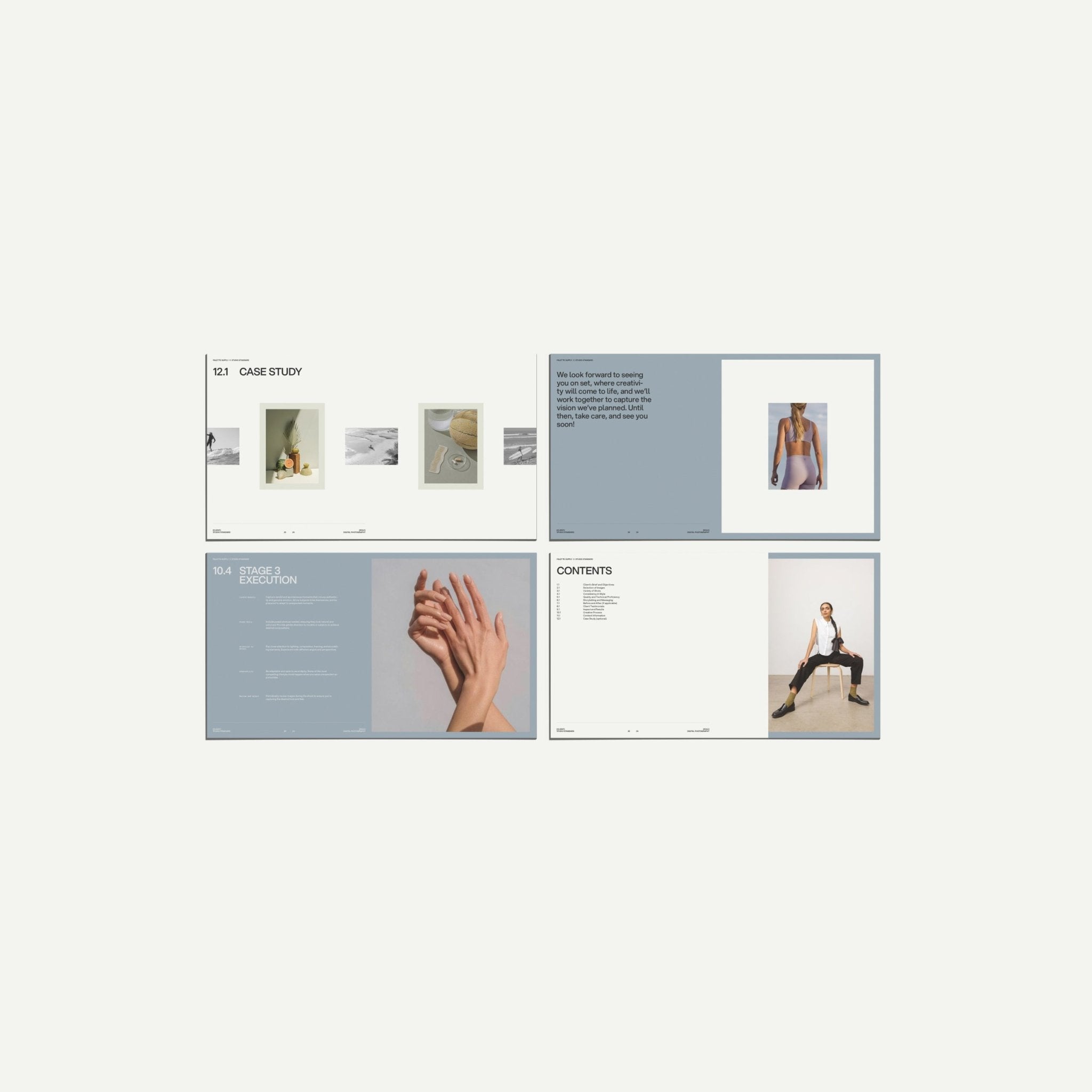 Photography Portfolio Template for Canva and InDesign