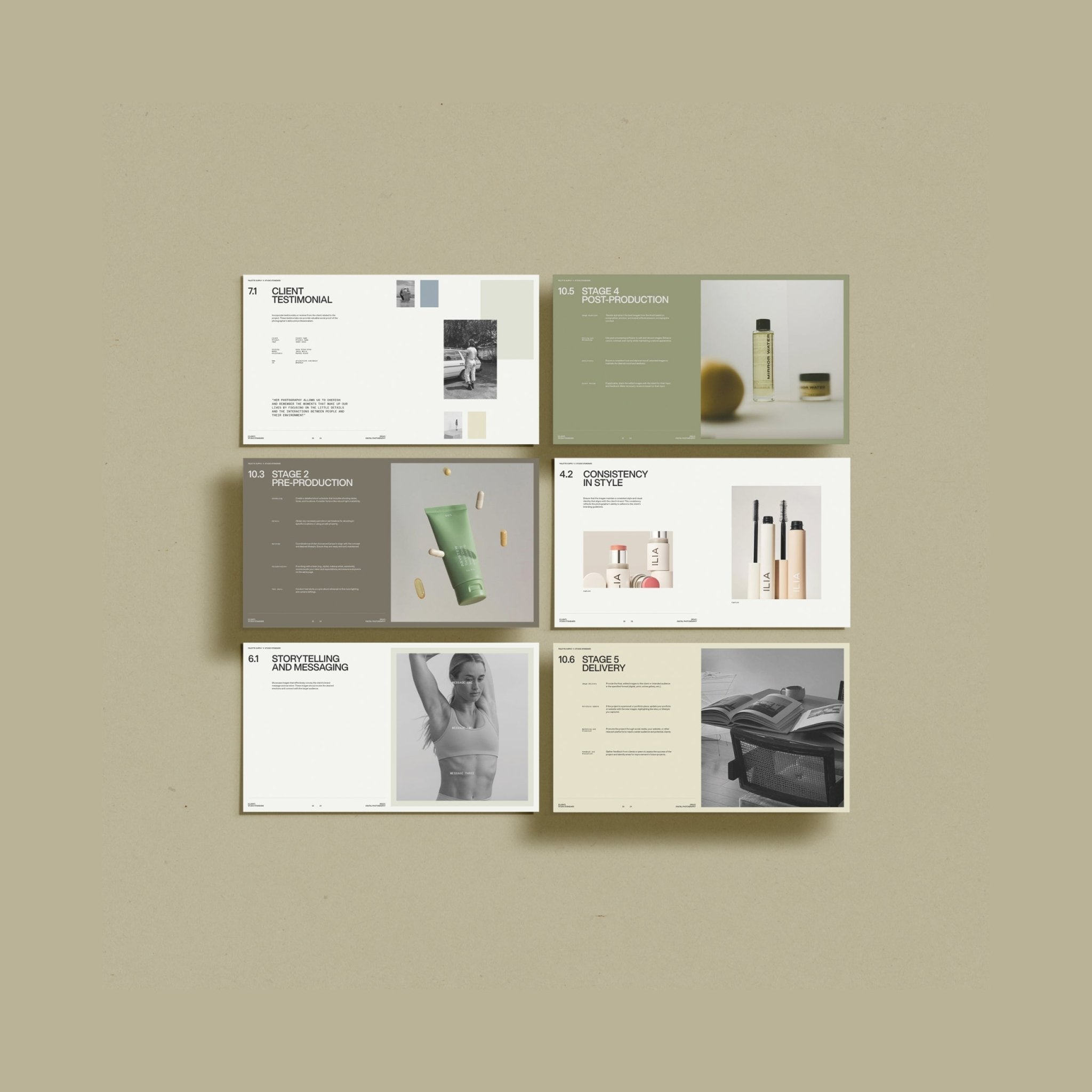 Photography Portfolio Template for Canva and InDesign