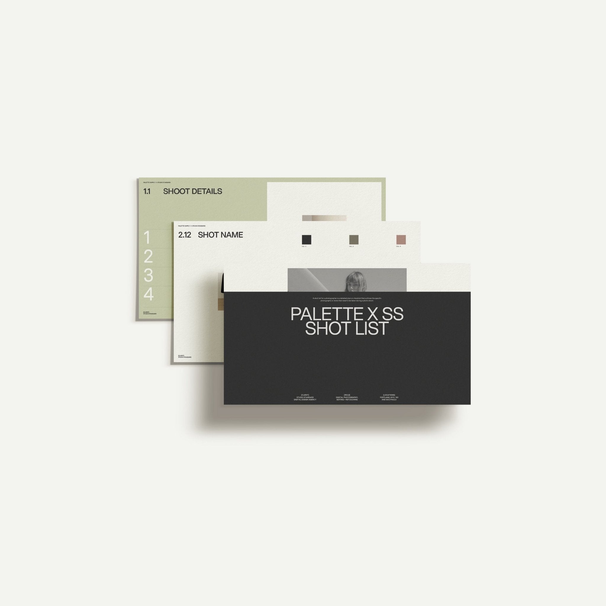 SS x Palette: Shot List - Palette Supply