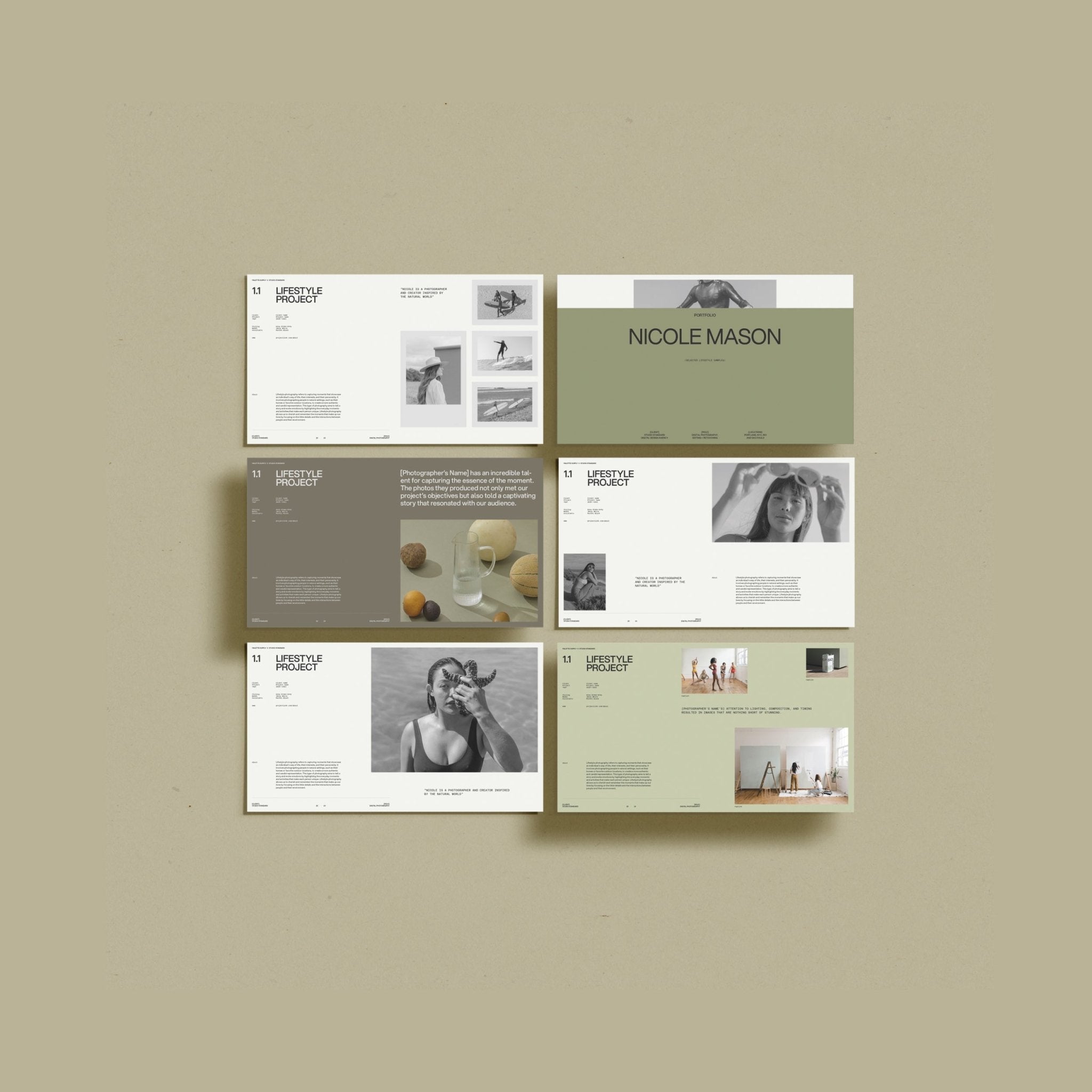 Professional Portfolio Template for Photographers and Designers