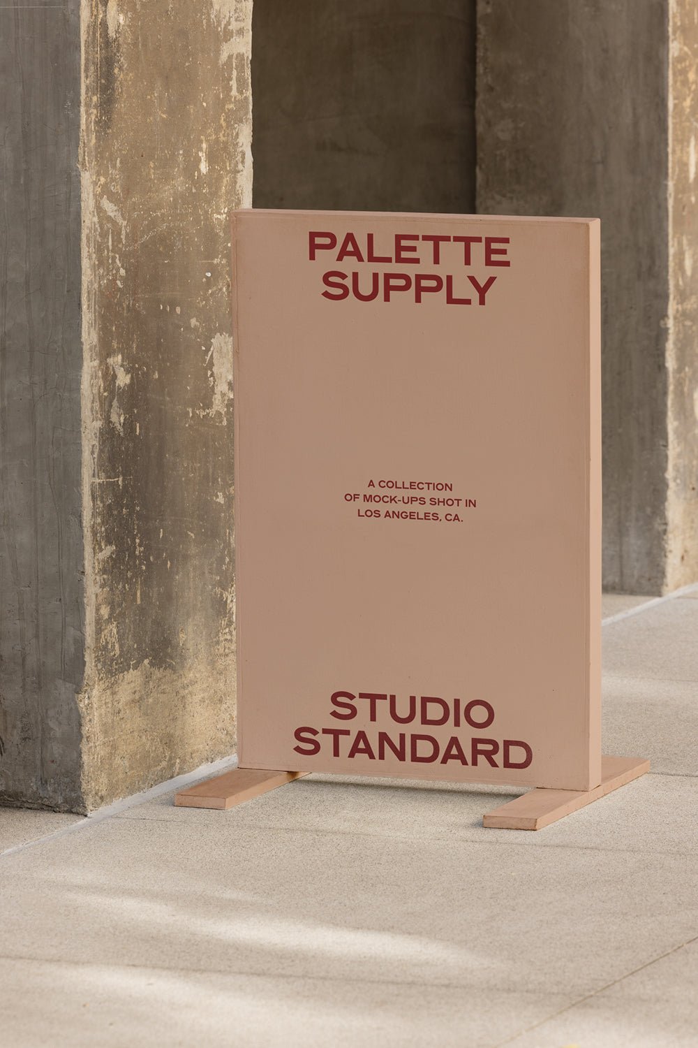 Store Sign Mockup SS – PAL 032 - Palette Supply