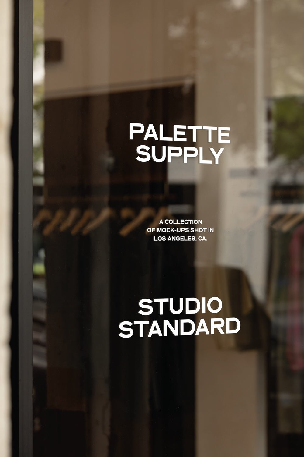 Store Window Mockup SS – PAL 033 - Palette Supply