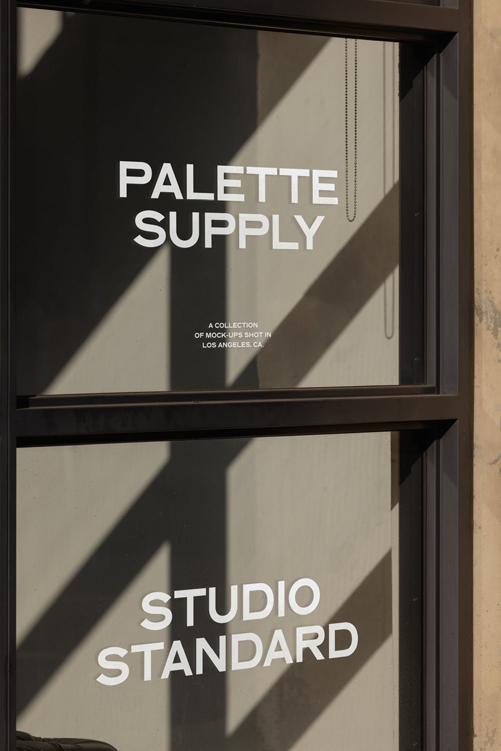 Store Window Mockup SS – PAL 037 - Palette Supply